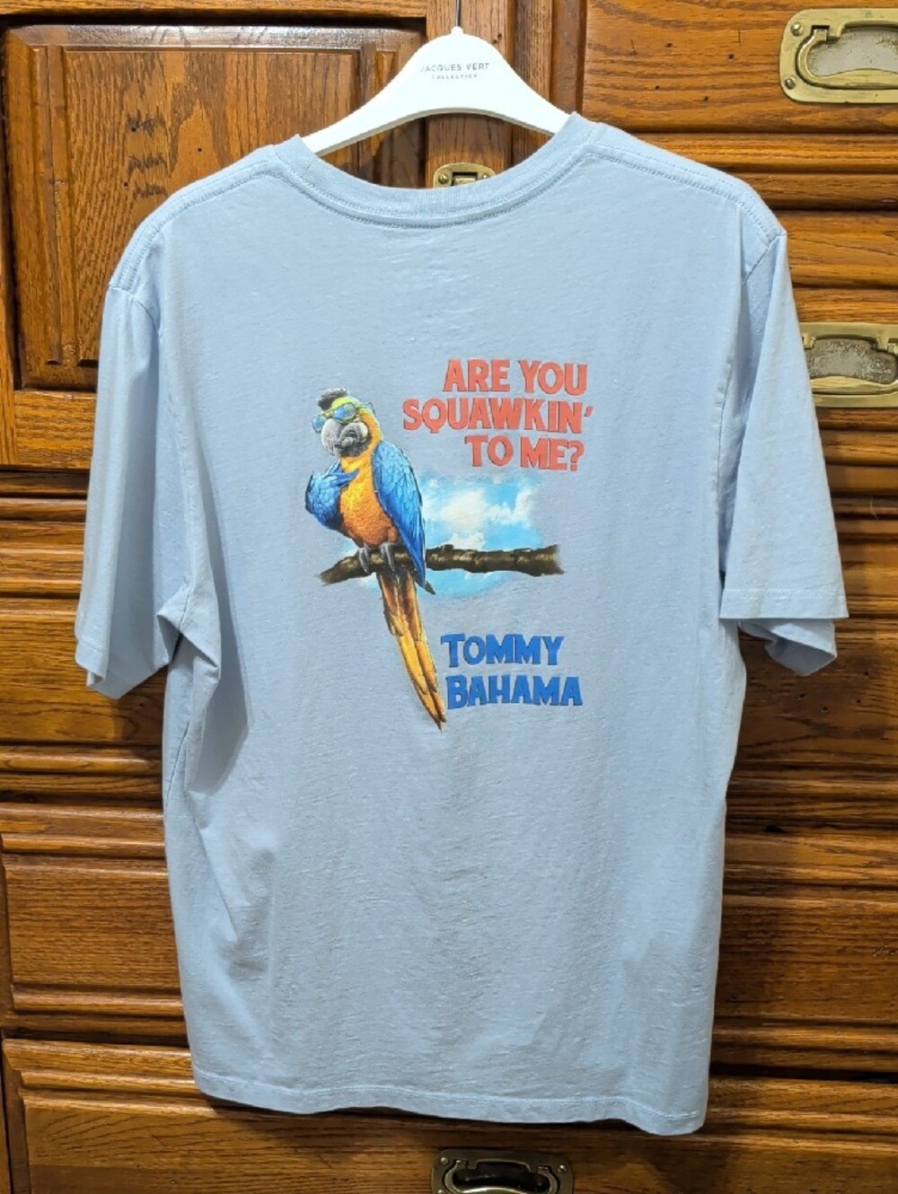 Men's Tommy Bahama Light Blue Short-Sleeve Tee